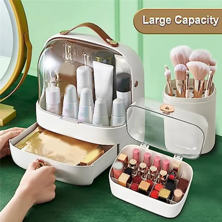 Makeup%20Organizer%20Cosmetic%20Display%20for%20Vanity,%20Make%20Up%20Organizers%20and%20Storage%20with%20Brush%20Holder%20-%20Image%207