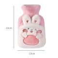 Bargain price Cute Hot Water Bottle Bag for Girls Rubber Plush Hand Warmer Heat Pack Warm Belly Instant Hot Pack Winter Water Heating Pad. 