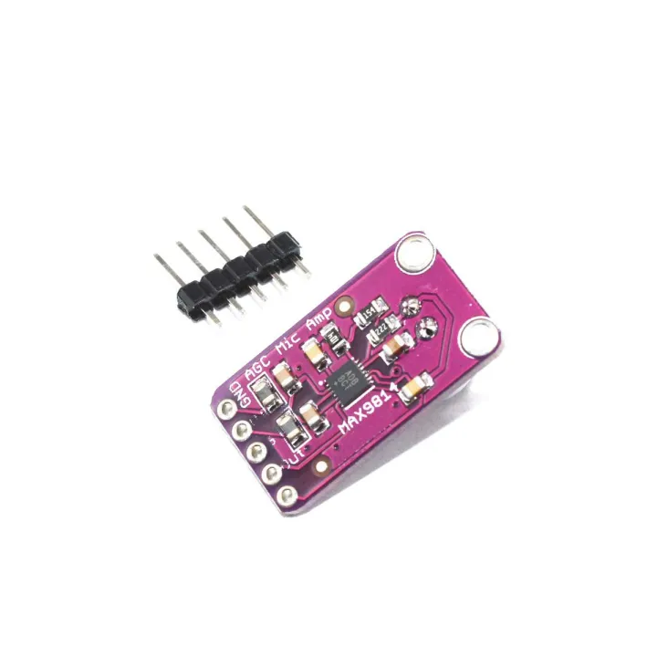 MAX9814%20Microphone%20AGC%20Amplifier%20Board%20Module%20Auto%20Gain%20Control%20for%20Arduino%20Programmable%20Attack%20and%20Release%20Ratio%20Low%20THD%20-%20Image%207