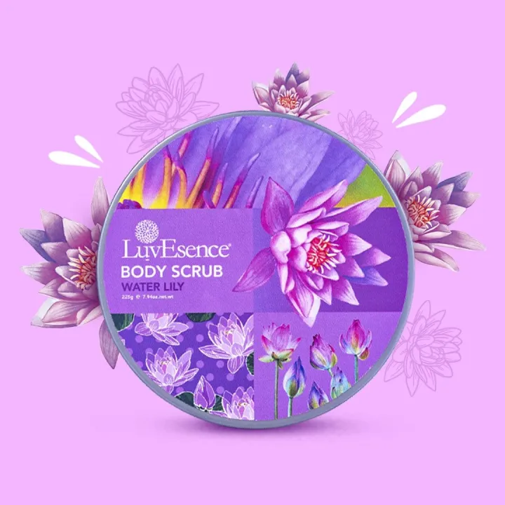 Luvesence%20Body%20Scrub%20Water%20Lily%20200%20G%20-%20Image%203