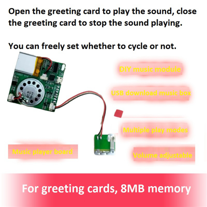 USB%20Recording%20Music%20Module%20USB%20Downloadable%20Sound%20Module%20Green%20,%20Greeting%20Card%201%20Piece%20-%20Image%207