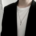 ins minimalist style simple personality hip-hop men's pendant boy pendant. 