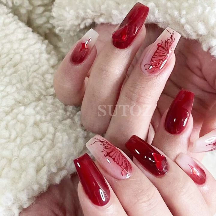 Red%20Holographic%20Butterfly%20Nail%20Art%20Stickers%20Silver%20Laser%20Effect%20Stars%20Wings%20Sliders%20For%20Nails%20Adhesive%20Decal%20Manicure%20GLBTF-S04%20-%20Image%203