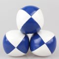 3Pcs Mini Juggling Ball PU Juggling Ball for Beginners Blue and White. 
