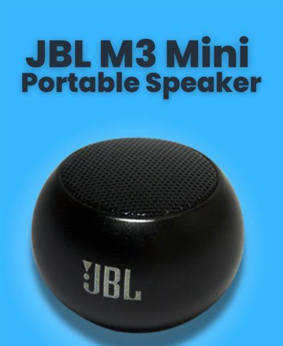JBL M3 MINI Portable Bluetooth Speaker, Rechargeable Wireless Music ...
