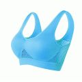 Plus Size S-4XL Women Seamless Bra Underwear Lady Push Up Gathers Sports Brassiere Paded Vest Top Bra. 