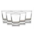 6 Pcs Set-Crystal Clear Whiskey Glasses - 165ml /290ml. 