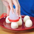 [Featured] 1Pcs Egg Cooker BPA Free Silicone Egg Poachers boiled eggs Without the Egg Shell. 