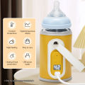 Portable Baby Bottle Warmer Milk Heating Keeper with Adjustable Constant Temperature Warming Clear Display Screen for Breastfeeding Night Feeding Daily Use Travel. 