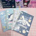 1PCS Kawaii Japanese Style Cute Cartoon Kuromi Printed Pattern Notebook Account Notepad Diary Student Notebook [RAIN]. 