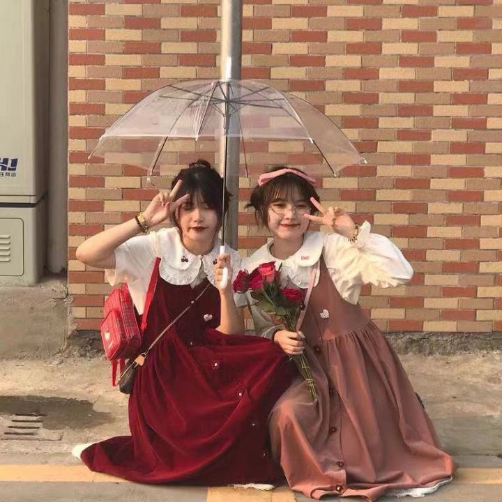 Spring%20and%20Summer%20Clothes%20for%20Women%202024%20New%20Skirt%20Women's%20Loose%20Korean%20Style%20Student%20Hot%20Girl%20Top%20Gentle%20Style%20Wear%20a%20Whole%20Set%20-%20Image%202