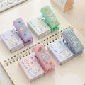 【HOT】 Mini Stapler Set With Staples Cute Rabbit Bear Paper Binder Stationery Office Binding Tools School Supplies. 