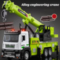 Penasfe Movable Joints Truck Toy Interactive Crane Truck Toy with Lights Sounds for Kids Perfect Birthday Gift for Boys Realistic Construction Vehicle Model Alloy Crane Truck Toy. 