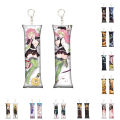 【HOT】 Anime Demon Slayer Kanroji Mitsuri Key Chain Cosplay Nezuko Rengoku Mini Dakimakura Pillow Case Hugging Body Keychain Gifts. 
