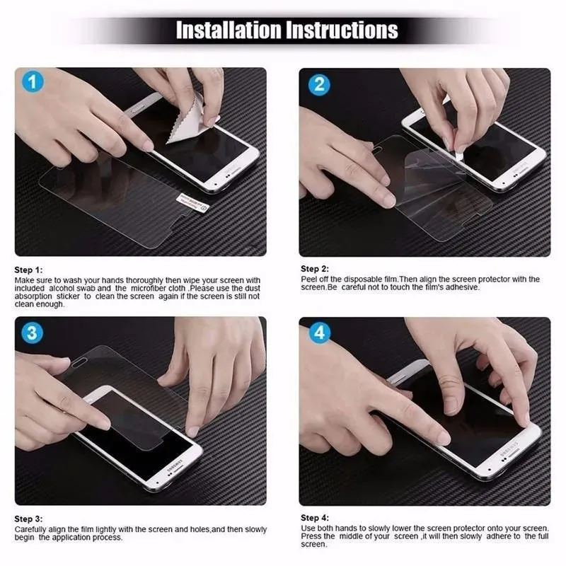 thumbnail image 2 of Tempered Glass Screen Protector For Motorola Moto G54 – 3-Layer Kit With Cleaning Cloth 2 of 5