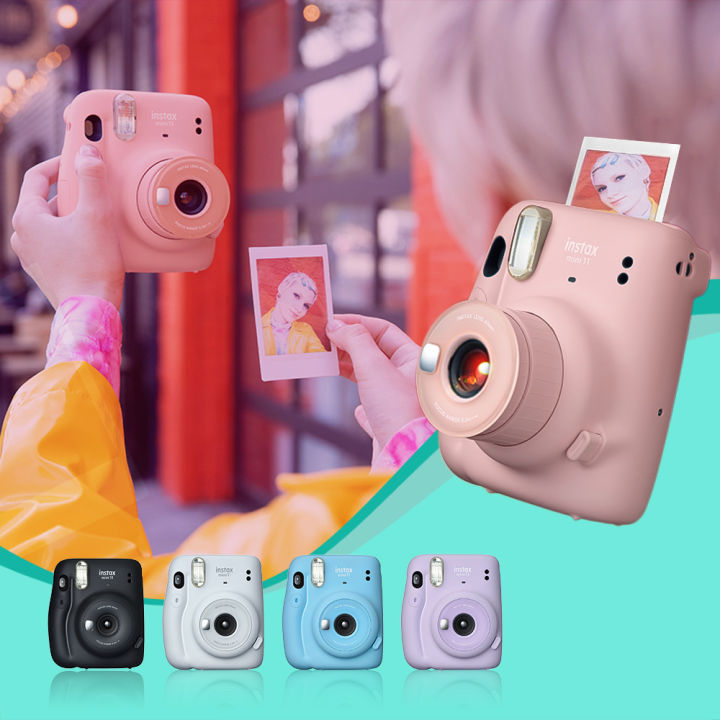 Fujifilm%20instax%20mini%2011%20Instant%20Camera%20Film%20Cam%20Auto%20Exposure%20Control%20Selfie%20Mode%20with%20Wrist%20Strap%20Birthday%20Christmas%20New%20Year%20Festival%20Gift%20for%20Boys%20Girls%20-%20Image%202