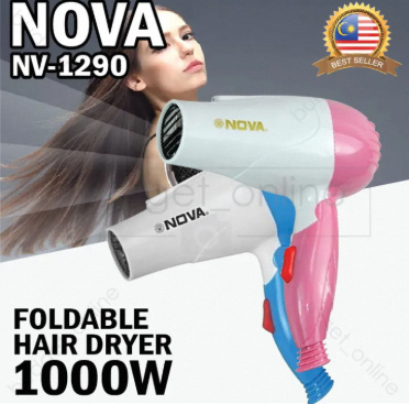 Professional Nova Styling Salon Hair Dryer 1290 Foldable Hair Dryer