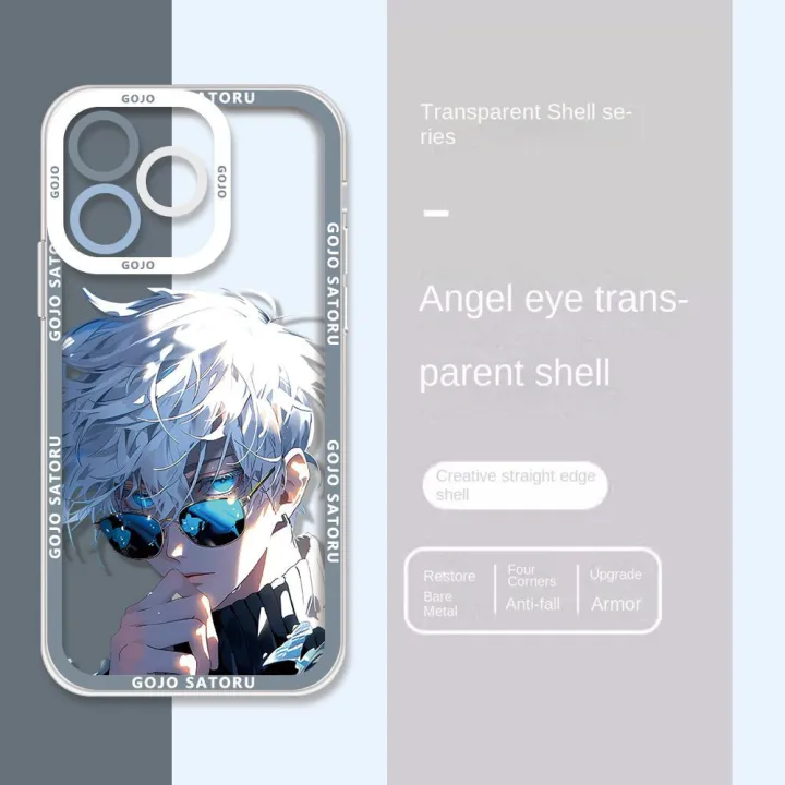 Jujutsu%20Kaisen%20Gojo%20Satoru%20Phone%20Case%20For%20Xiaomi%20Redmi%2012%2012C%2013C%20A2%20A1%20Plus%207%208%209A%209C%2010C%209T%20K40%20Note%2012%204G%2011%2011S%2012S%2010%208%209%2012%20Pro%209S%20POCO%20F3%20Cool%20Soft%20Clear%20Cover%20Angel%20Eyes%20Crystal%20TPU%20Transparent%20Full%20Protection%20Silicone%20Square%20-%20Image%208