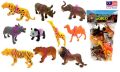 10pcs 6pcs Wild Animal Animals Toys Zoo Wild Life Safari Toy Set Mainan Haiwan Liar Kanak-kanak Set Haiwan Early Learning Kids Toy. 