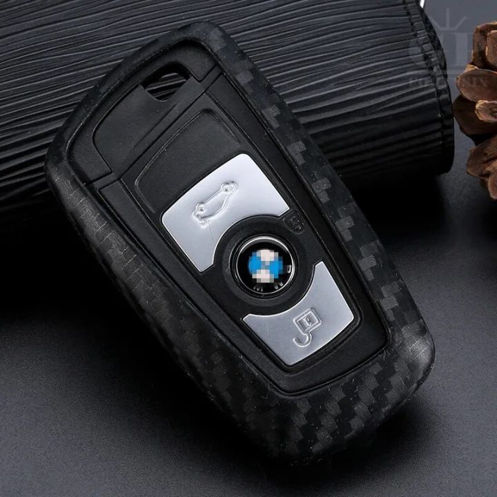 【wenfangdianpu】Fiber Car Key Case For BMW X1 X3 X5 X6 X7 E34 E36 Smart ...
