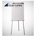 Flip Chart Easel Tripod Whiteboard Dry Erase Board with Stand, Extended Display Arms, Adjustable Height, 36X24 inches. 