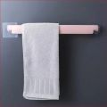 Towel Holder For Bathroom, Self Adhesive Punch-Free Plastic Bathroom Towel Bar, Modern Towel Rail Bathroom for Home Kitchen Bathroom, Towel Stand. 