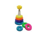 Plastic Baby Kids Stacking Stack Up Educational Toy Rainbow Ring Tower Construction Toys Tower Ring 7 Plastic Rainbow Color Stacking Ring Tower Toy Kids Baby's Bath Tub Floating Toy. 