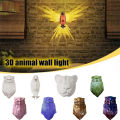 3D Animals LED Wall Light Night Owl Wall Lights Wall Bald Eagle Wall Light Lion Lamp For Stairway Hallway,Wall Lamp For Stairway. 