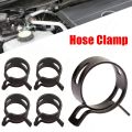 20Pcs/Lot New Tube Clamp Spring Clips for Fuel Oil Line Water Hose Pipe 5mm-27mm Fastener 65MN Manganese Steel Elastic Buckle Pipe Hoop. 