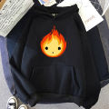 Howl's Moving Castle Manga Anime Graphic Hoodies Cartoon Sweatshirts Long-sleeved Fleece Clothes for Men/women High Street Hoody. 