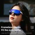 WEST BIKING Photochromic Men's Cycling Glasses Lightweight TR-90 Rimless Sunglasses for Women Colorful Aesthetic Sports Glasses. 