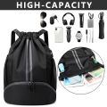 NEW Outdoor Men Sports Bags Large Football Basketball Bag Gym Swimming Drawstring Bag Women Camping Waterproof Shoes Oxford Backpack. 