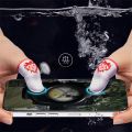 Dengfeierru Captain Chicken Ghost Fire Finger Set PUBG Mobile Game Breathable New style Gaming Controller Touch Screen Luminous Gaming Thumb Glove One. 