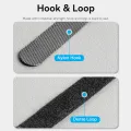 Vention Self-adhesive Velcro tape USB Cable Protector Hook  Loop Cable Tie Wire Cord Management. 