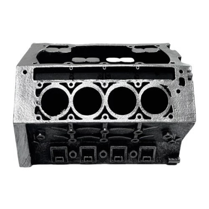 Engine Block Business Card & Pencil Holder Silver