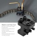 Chain Link Press Tool Lighweight ATV Master Link Press Tool Steel Pins Long Durability Billet Aluminum for 520 525 530 Chains. 