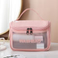 Ins Style Multifunctional Cosmetic Bag for Women Wash Bag Portable Waterproof Swimming Bag Home Travel Storage Bag Case 2022. 