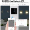 Tuya Smart Wall Touch Switch EU Standard No Neutral Wire and Neutral Wire Required Aleax Voice Control Light Switch. 