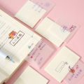 50sheets Transparent Sticky Note Waterproof Memo Pad Message Annotation Paper Clear Notepad Stationery School Supplies. 