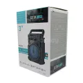 GTS-1360 Portable Bluetooth Speaker with Radio USB rechargeable Wireless   - Colourful RGB Light - jblbt BT Wireless Speaker Portable Speaker jblbt With FM Radio Big Bass Speaker TF Memory Card Reader USB Pen Drive USB Rechargeable Speaker jbl speake. 