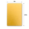 50Pcs Corner Round Blank Craft Board 3in X 4.5in craft Hang Tag gift card. 