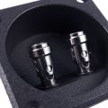 Kqueebee Square Shape Double Binding Post Type Speaker Box Terminal Cup Black. 