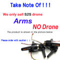 Original S2S Drone Motor Arm Spare Part Front / Rear Arm Left / Right Arm with Brushless Motor Engine Part LS-S2S Accesory. 