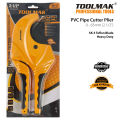 Professional PVC Pipe Cutter Heavy Duty Ratchet Type Tube 65mm for Cutting PEX, PPR, PVC, Plastic Pipe, Multi-functional Tool, Ideal for Household, Maintenance, Plumber - Toolmak. 