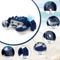 Mechanical Crawling Crab Toys with Spray Mist Smoke - Interactive Kids Toys with Lights & Music, Escaping Crab Dog Cat Pet Toy. 