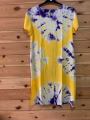 House Coat for Women Hand Made Traditional Unique Batik Designs Night Dress for Comfort Relax- Female Bathik House Coat Night Gown Frock Nighty V Neck. 