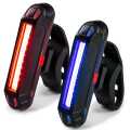 100 Lumen Bicycle Rechargeable Cycle Rear Red Light With Usb Cable Back Light. 