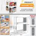 Home Kitchen Spice Organizer Rack Multi-Function Rotating Storage Shelf Slide Kitchen Cabinet Cupboard Organizer Storage Rack. 