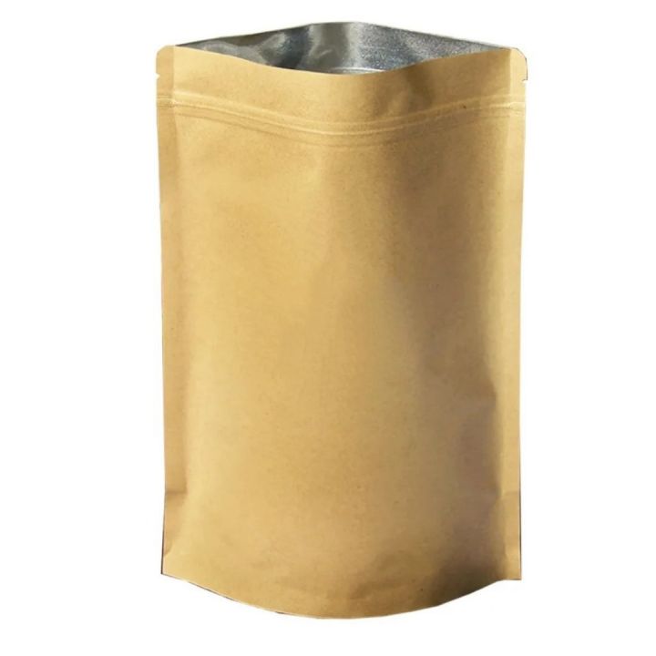 25pcs%2013x21CM%20(150g%20-250g)%20Brown%20Kraft%20Paper%20With%20Aluminum%20Foil%20Laminated%20Double%20Layer%20Standup%20Ziplock%20Without%20Window%20Pouch%20Bags%20For%20Tea,%20Coffee%20Dried%20Food,%20Candy,%20Species%20&%20Nuts%20Etc.%20-%20Image%206