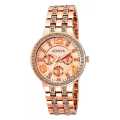 GENEVA Luxury Ladies Women Fashion Watches Wristwatch Stainless Steel. 